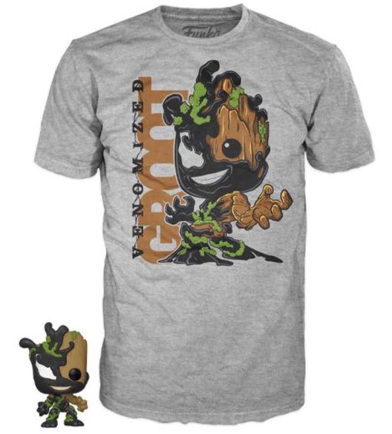 FUNKO ACTION FIGURES FUNKO POP & TEE MARVEL VENOM: GROOT